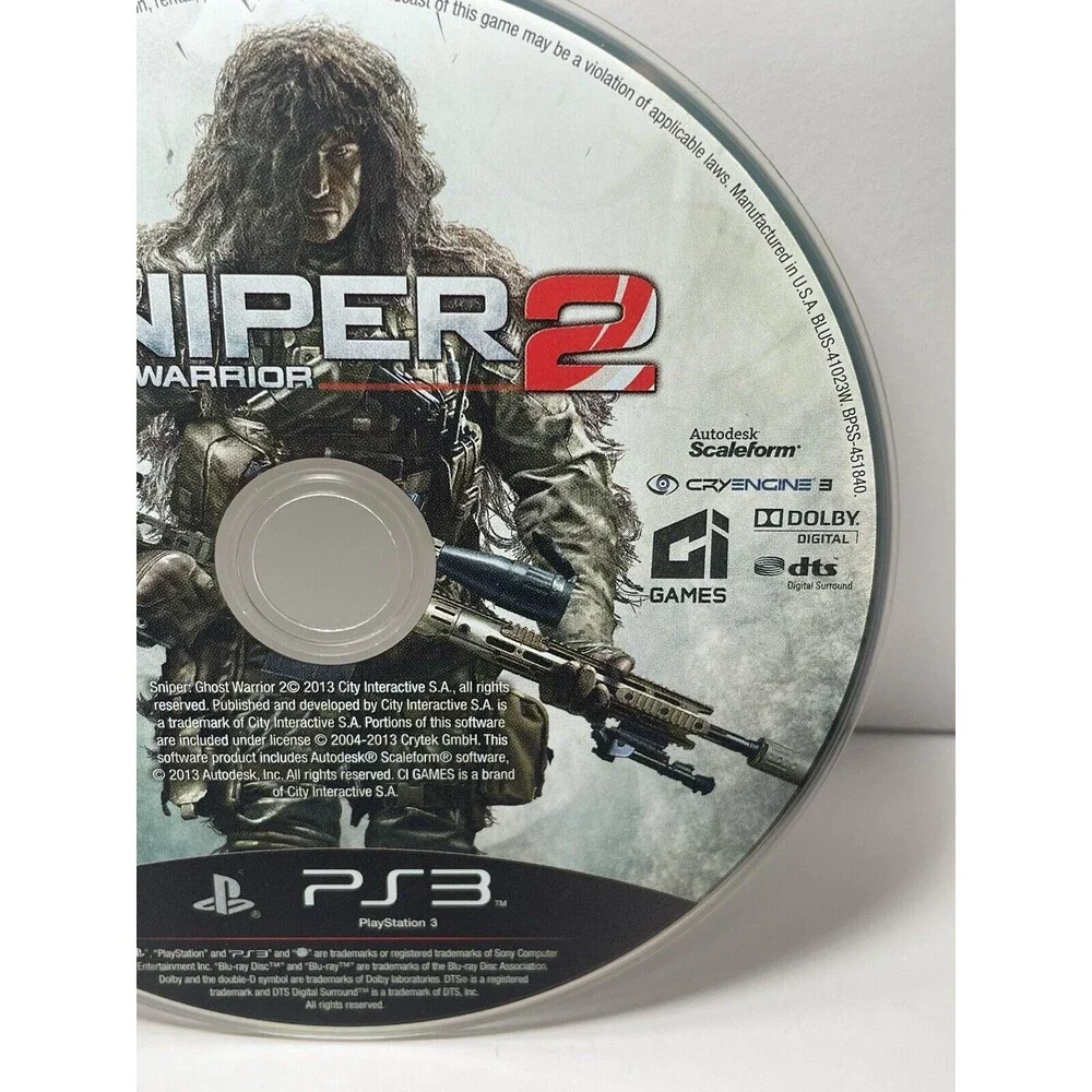 SNIPER 2 GHOST WARRIOR (PLAYSTATION 3, PS3)
